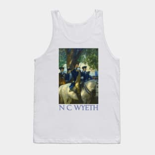 General George Washington on Horseback by N C Wyeth Tank Top